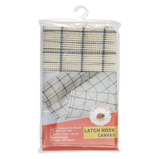 ladybird latch hook canvas 3 75 count white 1 52m x 91 4cm