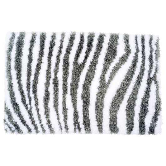 vervaco latch hook rug kit zebra print