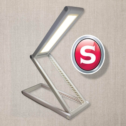 Singer Studio Foldable LED Lamp - Rechargeable, dimmable and Folds flat, Perfect for extra lighting around a sewing machine or for crafting