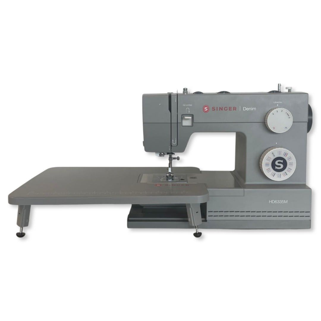 Singer Heavy Duty 6335M bundle of Extension Table and Padded Singer Storage Bag - Latest 2023 model