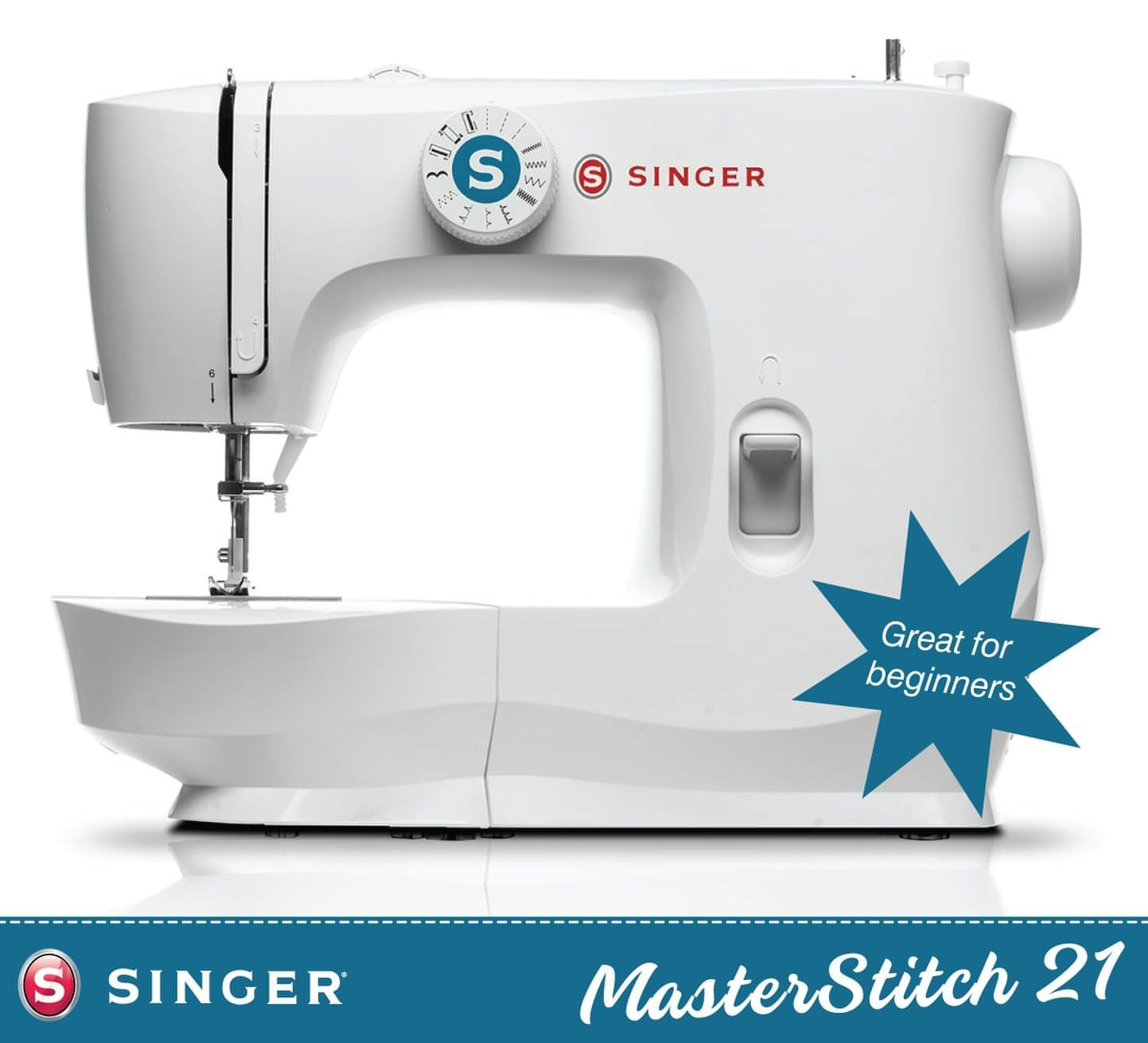Singer M21 Series Sewing Machine - Ex Display B grade may show signs of cosmetic use / marks