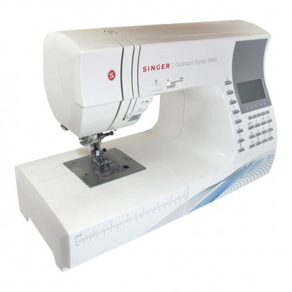 Singer Quantum Stylist 9960 Sewing Machine - Professional results, huge amount of stitch patterns, extension table, hard cover, multiple fonts - New 2025 model