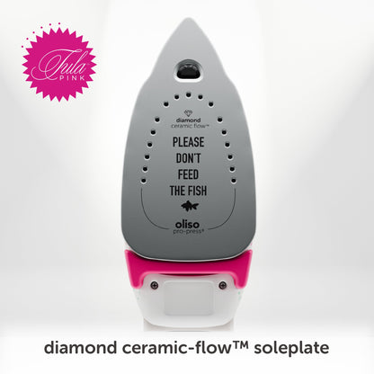 Oliso TG1600 Pro Plus Pink Smart Auto-Lift Iron