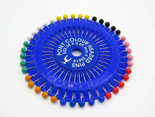 PONY Rosette of Pearlised Head Pins - Assorted Colours