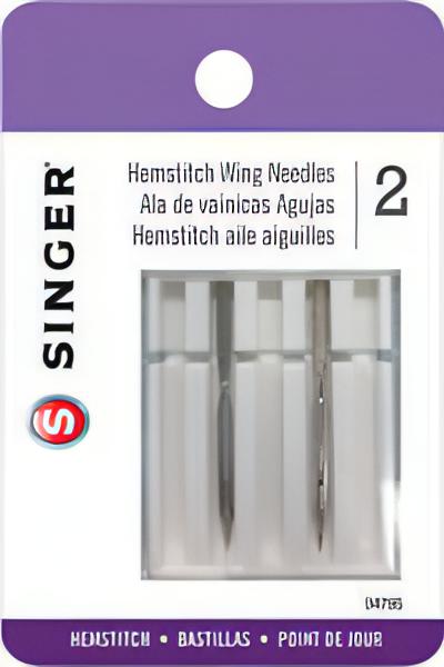 2 x Singer 2040 size 90 Hemstitch wing needles