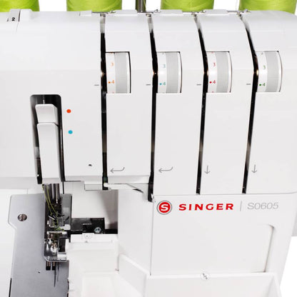 Singer S0605 Overlocker, 2/3/4 thread configuration, with EasyView threading system - Flagship Singer overlocker, brand new for 2026