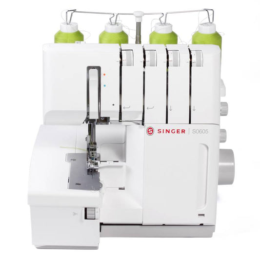 Singer S0605 Overlocker, 2/3/4 thread configuration, with EasyView threading system - Flagship Singer overlocker, brand new for 2026